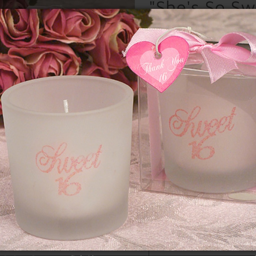 "She's So Sweet" votive candle holder. 10psc